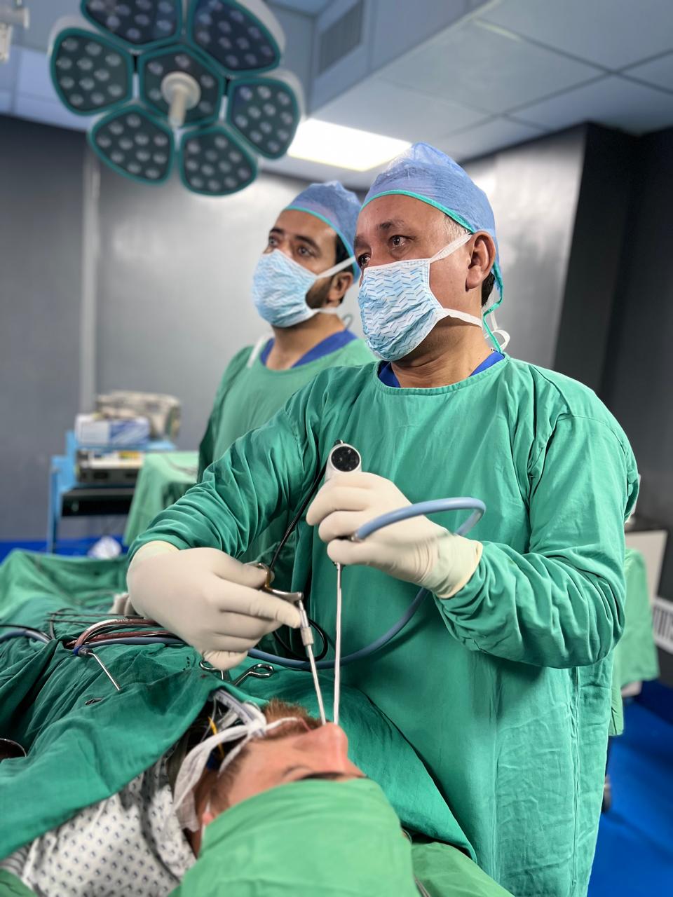 Medical operating room background